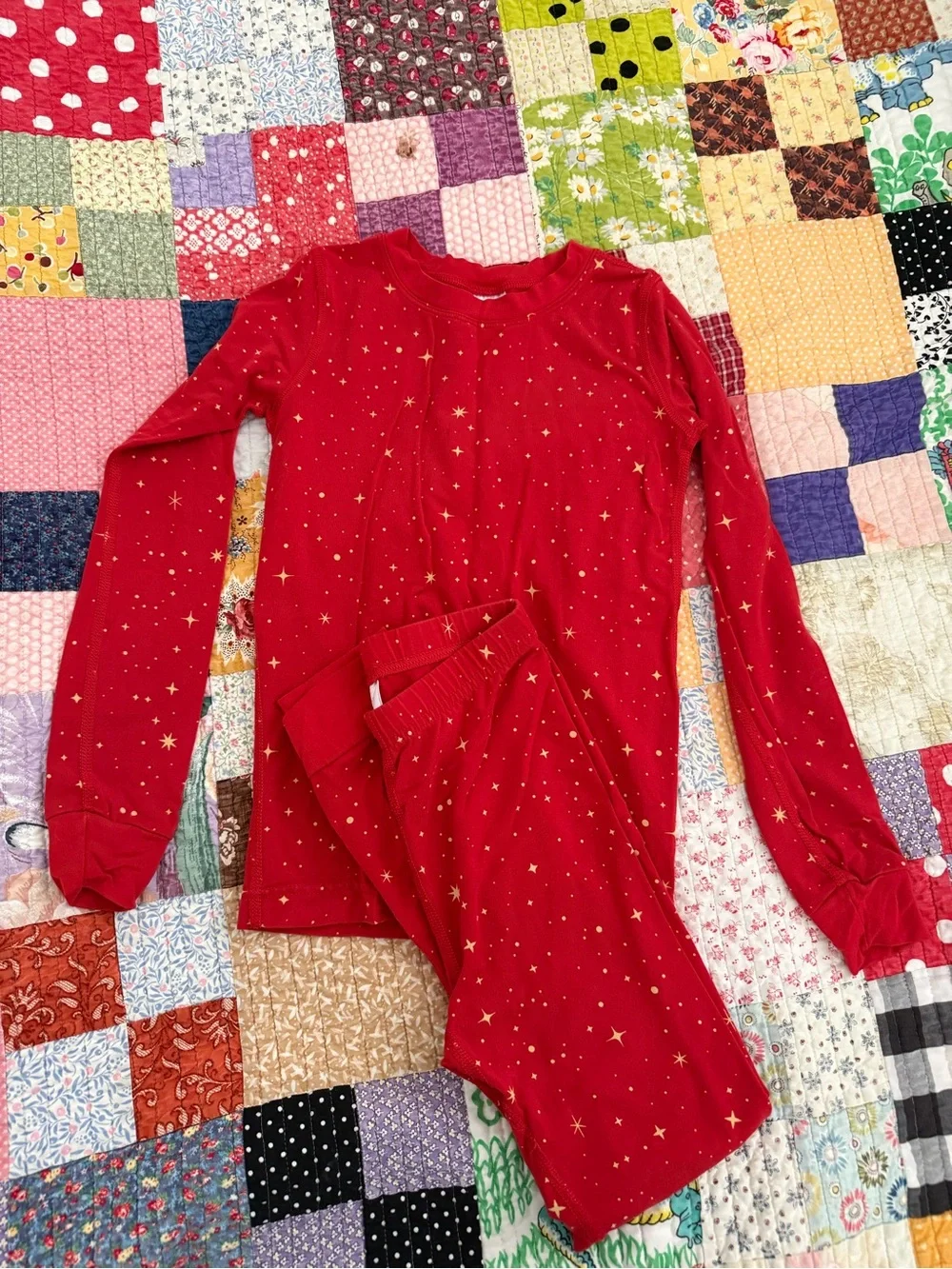 Hanna Anderson | Star Print Pajama Set - Like New Sz 6-7